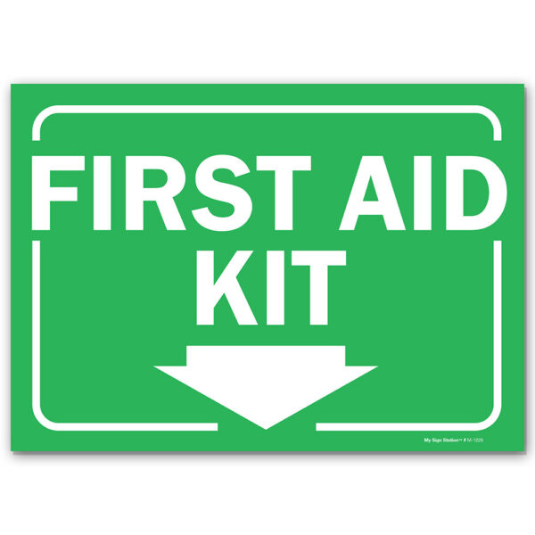 FIRST AID KIT SIGN - My Sign Station